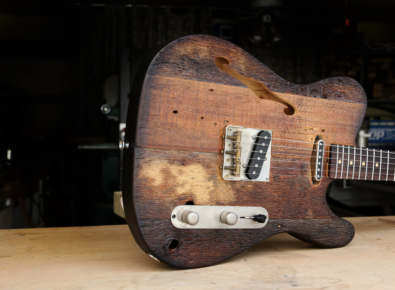 Pine Guitar from Chelsea Hotel