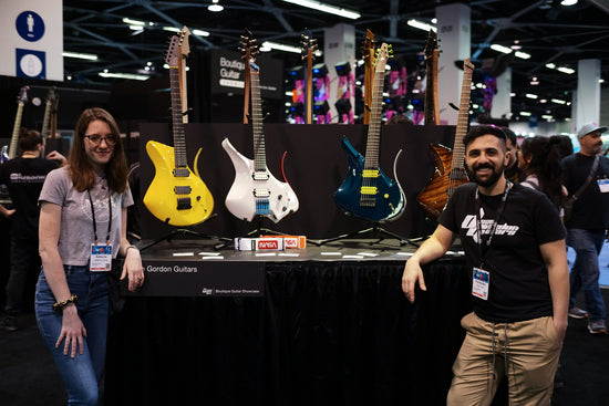 NAMM 2025 boutique guitar showcase Dean Gordon Guitars Luthier Family