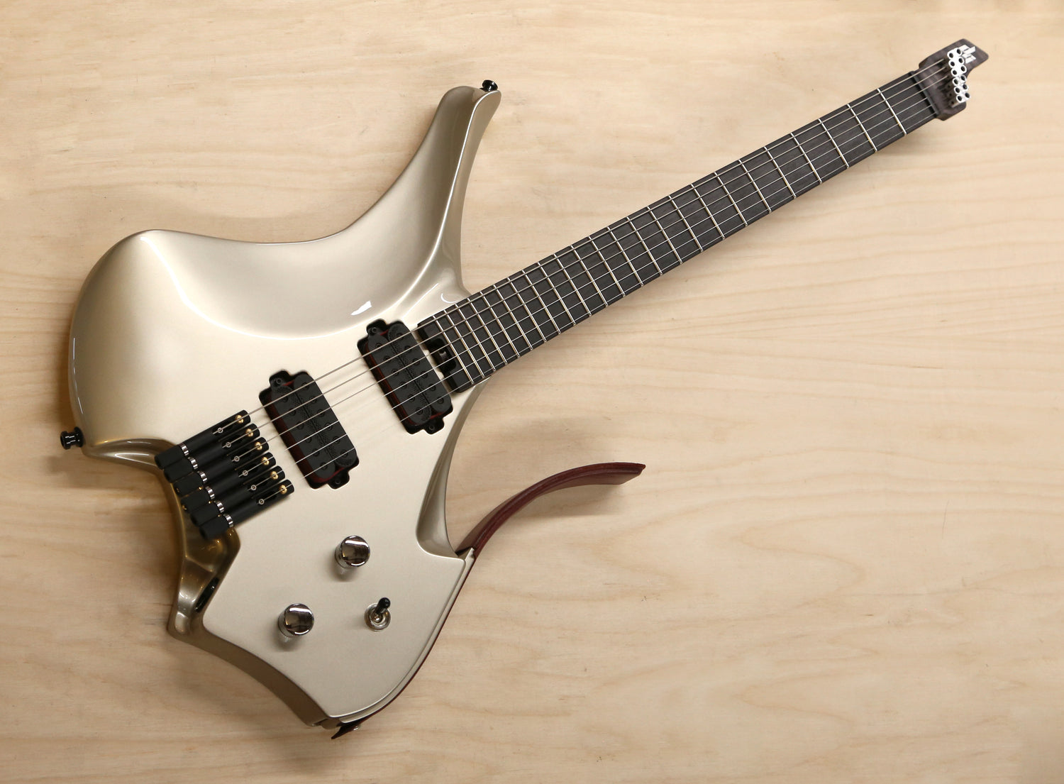 Mclaren speedtail inspired headless electric guitar 