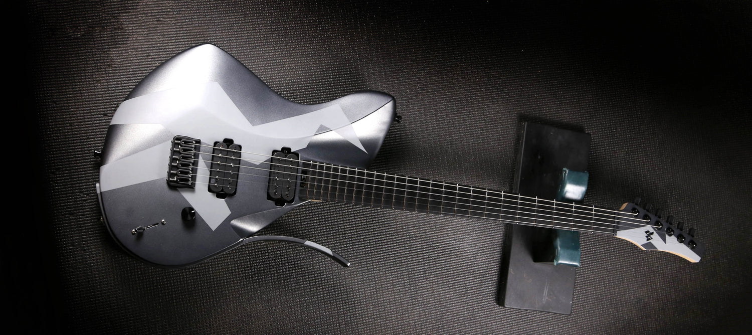 f35 fighter jet inspired electric guitar