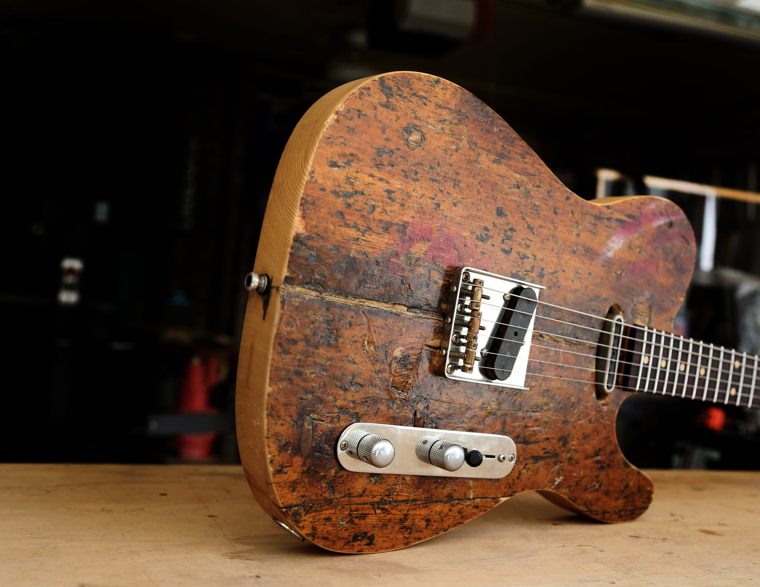 old growth pine telecaster